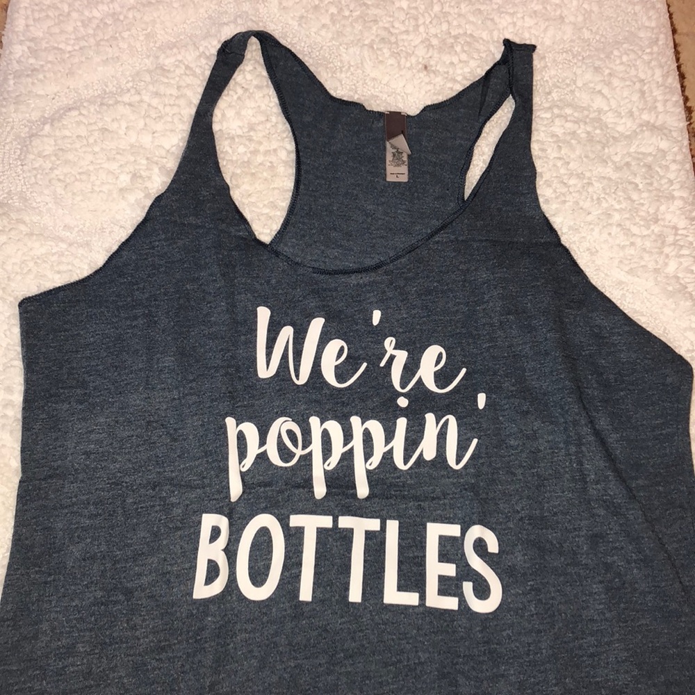 Burnout racerback tank